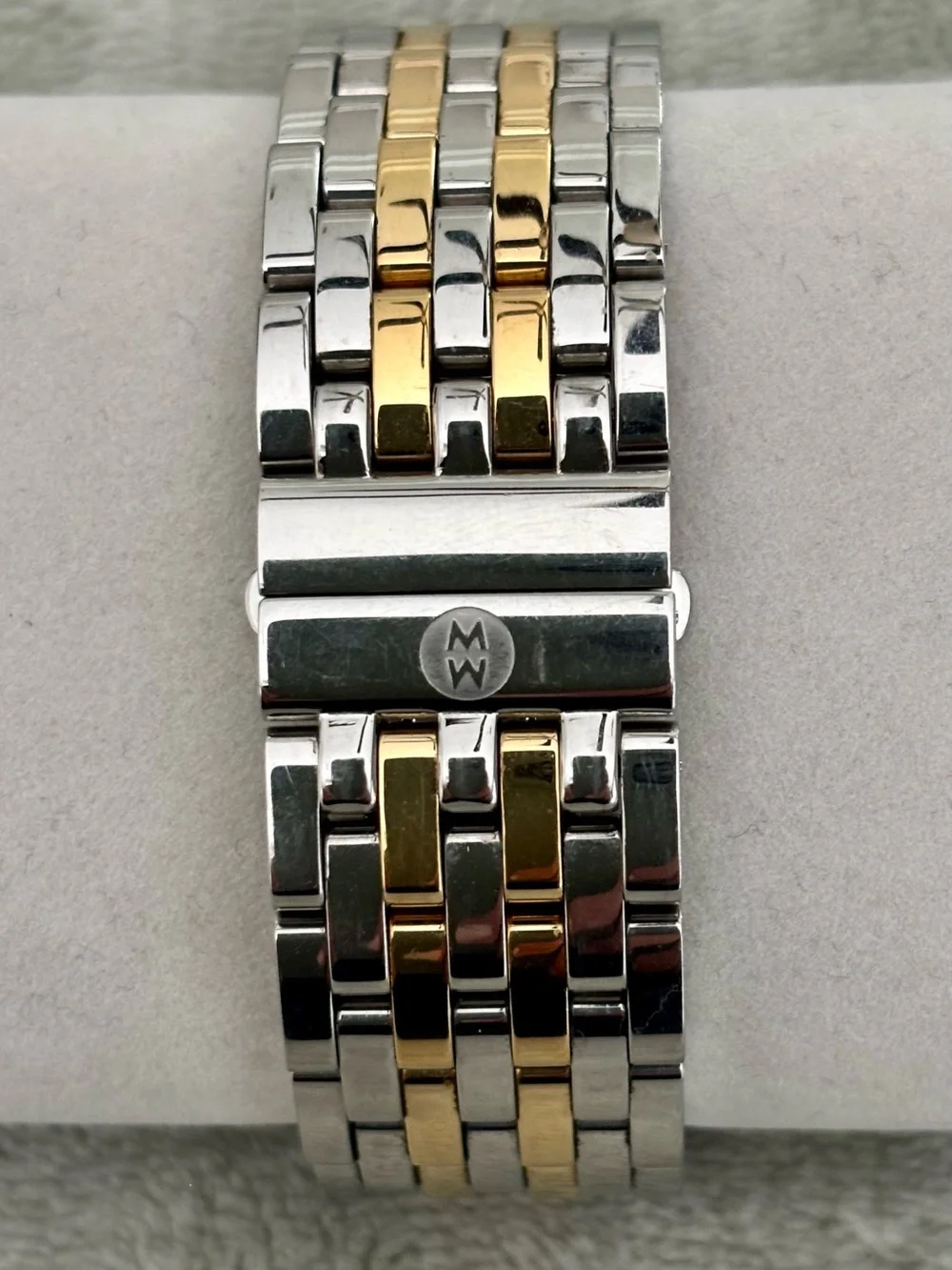 MICHELE  Deco XL Watch (Includes Two Extra Michele Leather Straps)